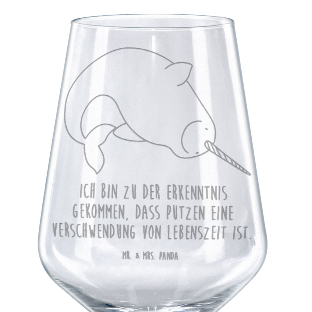 Rotwein Glas Narwal Rotweinglas, Weinglas, Rotwein Glas, Weinglas mit Gravur, Geschenk für Weinliebhaber, Spülmaschinenfeste Weingläser, Hochwertige Weinaccessoires, Meerestiere, Meer, Urlaub, Narwal, Wal, Putzen, Hausfrau, Junggesellin, aufräumen, Kinderzimmer