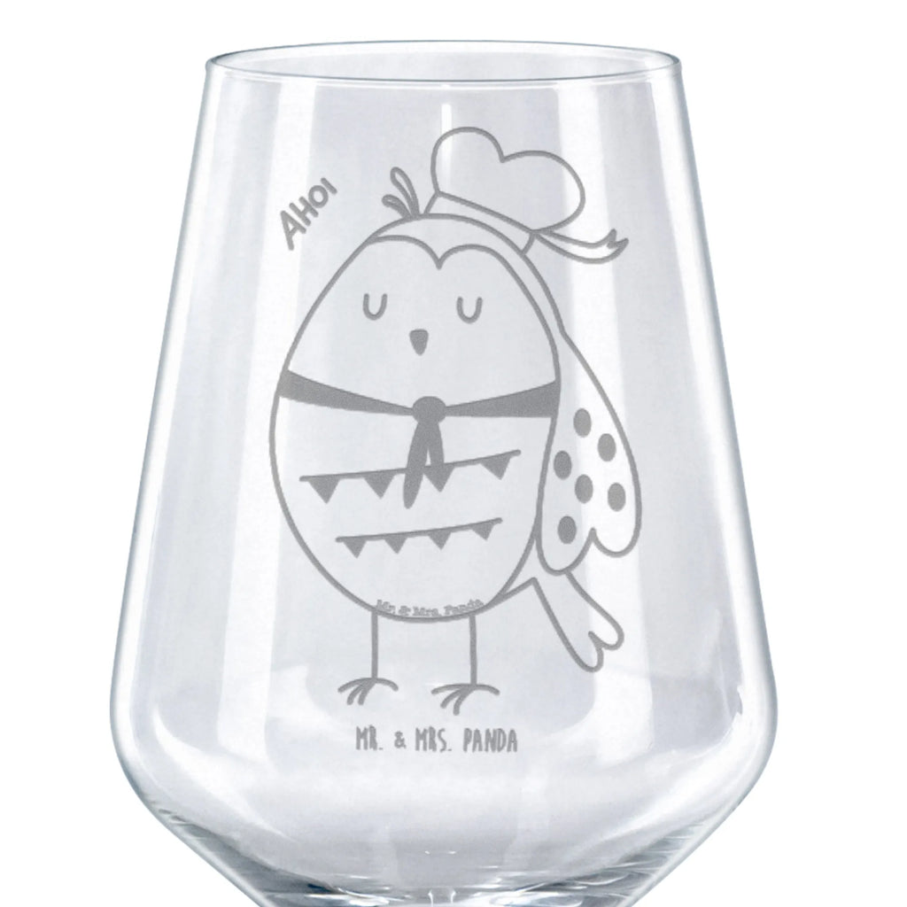 Rotwein Glas Eule Matrosen Rotweinglas, Weinglas, Rotwein Glas, Weinglas mit Gravur, Geschenk für Weinliebhaber, Spülmaschinenfeste Weingläser, Hochwertige Weinaccessoires, Eule, Eule Spruch, Eule Deko, Owl, Wortspiel lustig, Matrose, Freundin, Ehe, Seefahrer, Heimathafen, Hochzeitstag Geschenk