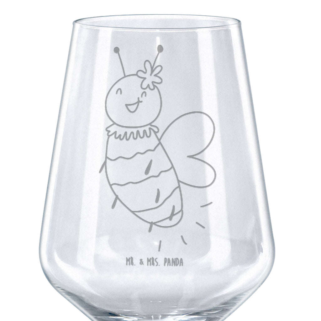 Rotwein Glas Biene Blume Rotweinglas, Weinglas, Rotwein Glas, Weinglas mit Gravur, Geschenk für Weinliebhaber, Spülmaschinenfeste Weingläser, Hochwertige Weinaccessoires, Biene, Wespe, Hummel