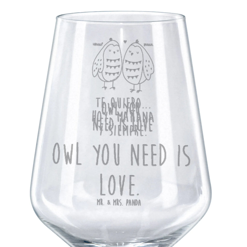 Rotwein Glas Eule Liebe Rotweinglas, Weinglas, Rotwein Glas, Weinglas mit Gravur, Geschenk für Weinliebhaber, Spülmaschinenfeste Weingläser, Hochwertige Weinaccessoires, Eule, Eule Deko, Liebe, Hochzeit Spruch, Owl, All you need is love, Liebe Spruch, Freundin Geschenk, Freund, Wortspiel lustig