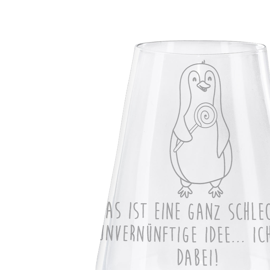 Weißwein Glas Pinguin Lolli Weißweinglas, Weinglas, Weißwein Glas, Weinglas mit Gravur, Geschenk für Weinliebhaber, Spülmaschinenfeste Weingläser, Hochwertige Weinaccessoires, Pinguin, Pinguine, Lolli, Süßigkeiten, Blödsinn, Spruch, Rebell, Gauner, Ganove, Rabauke