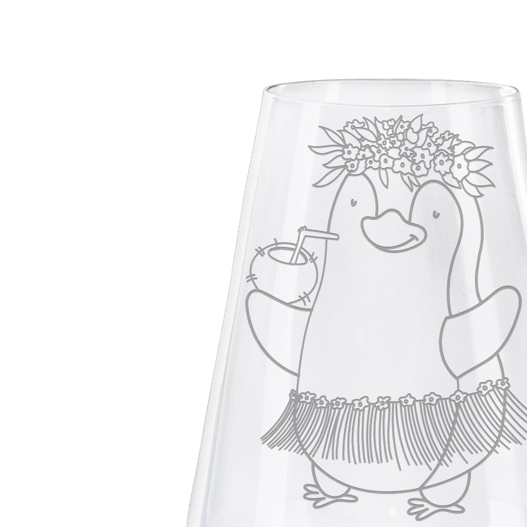 Weißwein Glas Pinguin Kokosnuss Weißweinglas, Weinglas, Weißwein Glas, Weinglas mit Gravur, Geschenk für Weinliebhaber, Spülmaschinenfeste Weingläser, Hochwertige Weinaccessoires, Pinguin, Aloha, Hawaii, Urlaub, Kokosnuss, Pinguine