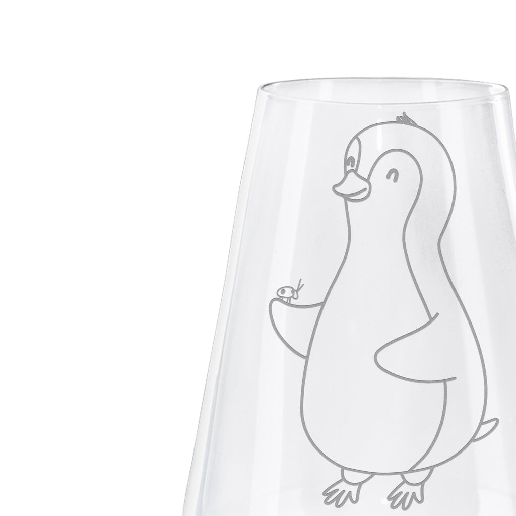 Weißwein Glas Pinguin Marienkäfer Weißweinglas, Weinglas, Weißwein Glas, Weinglas mit Gravur, Geschenk für Weinliebhaber, Spülmaschinenfeste Weingläser, Hochwertige Weinaccessoires, Pinguin, Pinguine, Marienkäfer, Liebe, Wunder, Glück, Freude, Lebensfreude