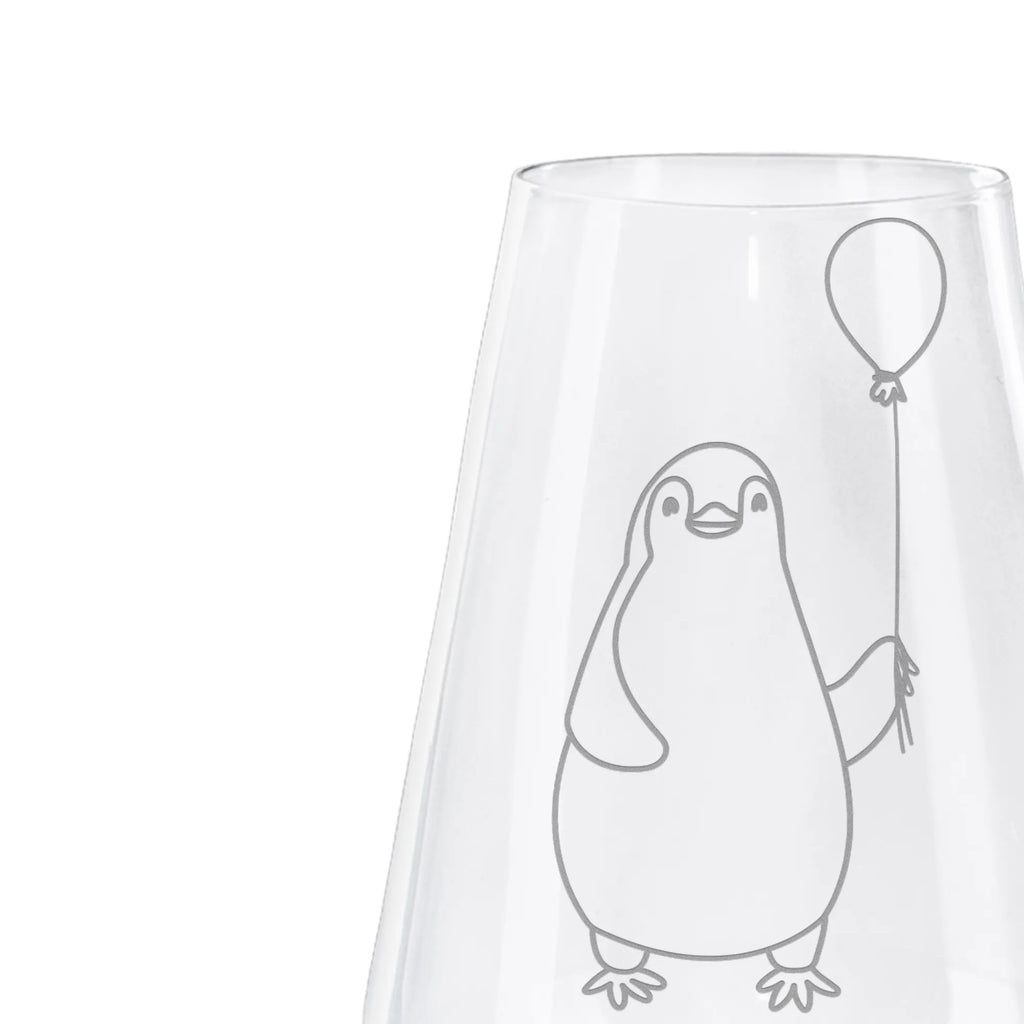 Weißwein Glas Pinguin Luftballon Weißweinglas, Weinglas, Weißwein Glas, Weinglas mit Gravur, Geschenk für Weinliebhaber, Spülmaschinenfeste Weingläser, Hochwertige Weinaccessoires, Pinguin, Pinguine, Luftballon, Tagträume, Lebenslust, Geschenk Freundin, Geschenkidee, beste Freundin, Motivation, Neustart, neues Leben, Liebe, Glück