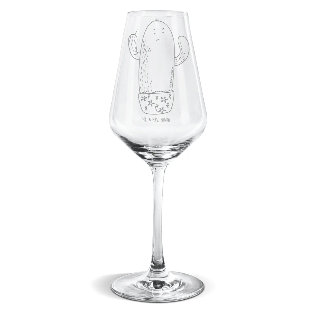 Weißwein Glas Kaktus wütend Weißweinglas, Weinglas, Weißwein Glas, Weinglas mit Gravur, Geschenk für Weinliebhaber, Spülmaschinenfeste Weingläser, Hochwertige Weinaccessoires, Kaktus, Kakteen, ärgern, Büro, Schule, Büroalltag, Chefin, Kollege, Kollegin, wütend