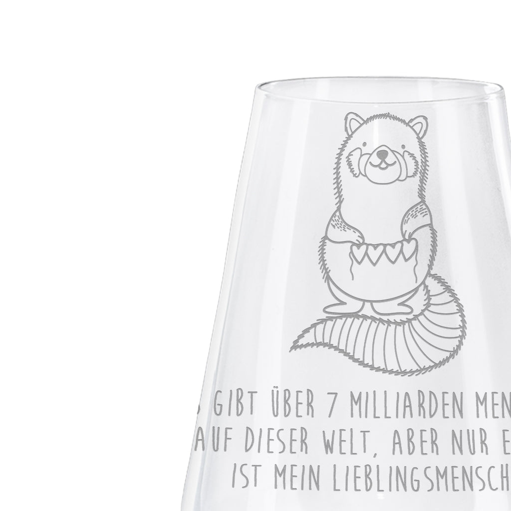 Weißwein Glas Roter Panda Weißweinglas, Weinglas, Weißwein Glas, Weinglas mit Gravur, Geschenk für Weinliebhaber, Spülmaschinenfeste Weingläser, Hochwertige Weinaccessoires, Tiermotive, Gute Laune, lustige Sprüche, Tiere, Panda, Liebe, Rot, Herz, Liebling, Lieblingsmensch