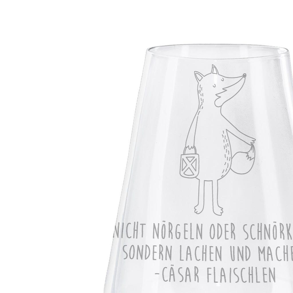 Weißwein Glas Fuchs Laterne Weißweinglas, Weinglas, Weißwein Glas, Weinglas mit Gravur, Geschenk für Weinliebhaber, Spülmaschinenfeste Weingläser, Hochwertige Weinaccessoires, Fuchs, Füchse, Spruch trösten, Liebeskummer Spruch, Laterne, Sankt Martin, Laternenumzug, Aufmuntern, Cäsar Otto Hugo Flaischlen