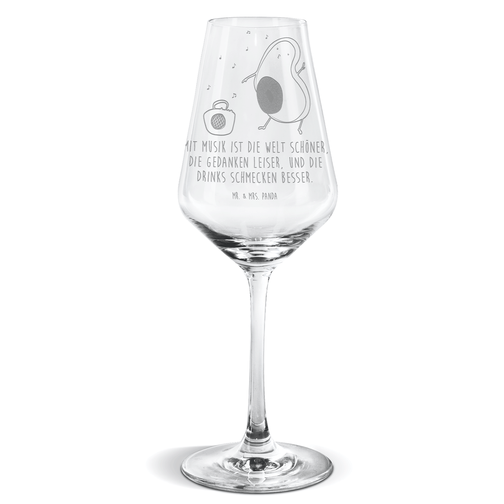 Weißwein Glas Avocado tanzt Weißweinglas, Weinglas, Weißwein Glas, Weinglas mit Gravur, Geschenk für Weinliebhaber, Spülmaschinenfeste Weingläser, Hochwertige Weinaccessoires, Avocado, Veggie, Vegan, Gesund