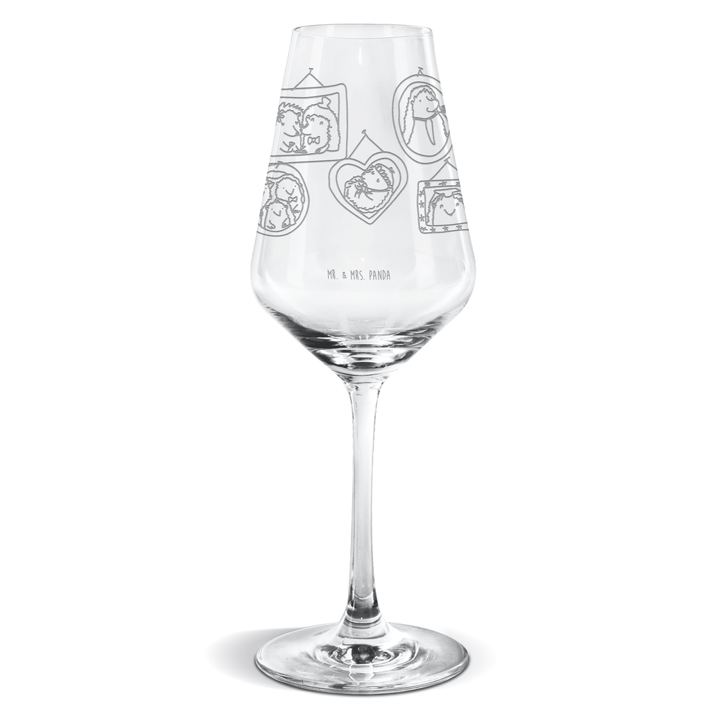 Weißwein Glas Igel Familie Weißweinglas, Weinglas, Weißwein Glas, Weinglas mit Gravur, Geschenk für Weinliebhaber, Spülmaschinenfeste Weingläser, Hochwertige Weinaccessoires, Familie, Vatertag, Muttertag, Bruder, Schwester, Mama, Papa, Oma, Opa, Liebe, Igel, Bilder, Zusammenhalt, Glück