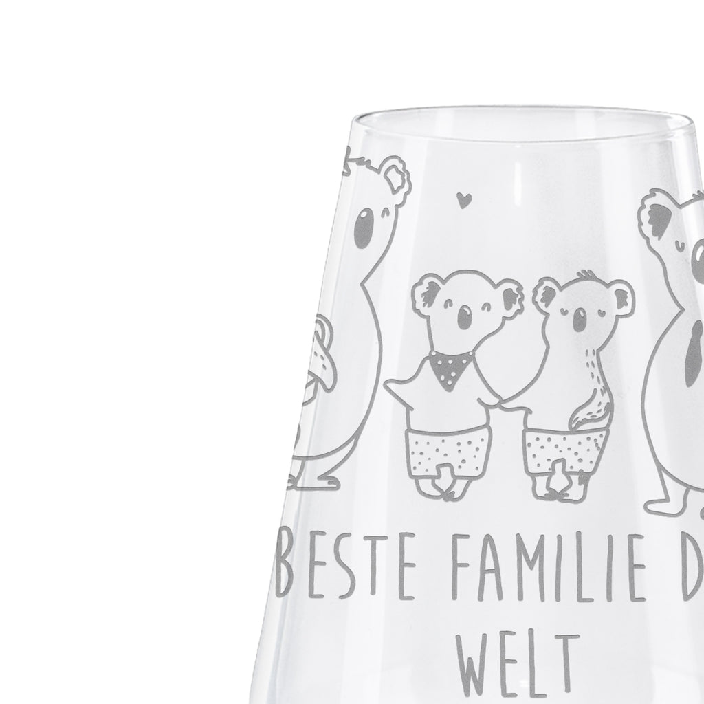 Weißwein Glas Koala Familie zwei Weißweinglas, Weinglas, Weißwein Glas, Weinglas mit Gravur, Geschenk für Weinliebhaber, Spülmaschinenfeste Weingläser, Hochwertige Weinaccessoires, Familie, Vatertag, Muttertag, Bruder, Schwester, Mama, Papa, Oma, Opa, Koala, Koalabär, beste Familie, Familienzeit, Familienleben, Koalafamilie, Lieblingsfamilie