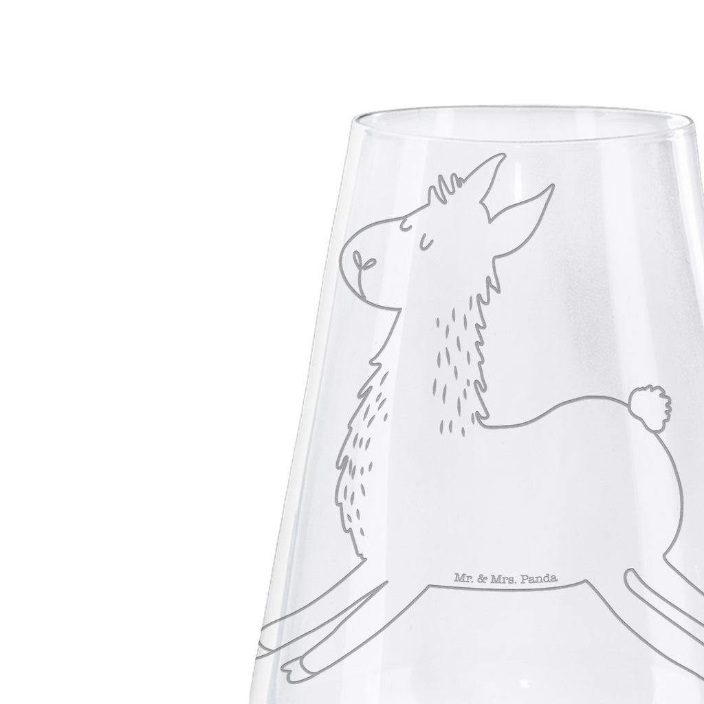 Weißwein Glas Lama springend Weißweinglas, Weinglas, Weißwein Glas, Weinglas mit Gravur, Geschenk für Weinliebhaber, Spülmaschinenfeste Weingläser, Hochwertige Weinaccessoires, Lama, Alpaka, Lamas, Lieblingstag, Happy day, fröhlich, Glück, Freundin, Liebeskummer, Neustart, guten Morgen, Start, Prüfung, Abitur