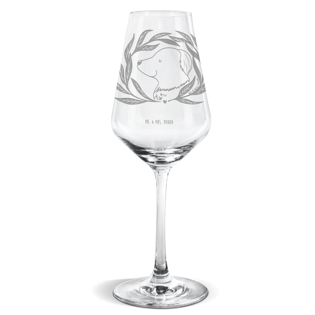 Weißwein Glas Hund Ranke Weißweinglas, Weinglas, Weißwein Glas, Weinglas mit Gravur, Geschenk für Weinliebhaber, Spülmaschinenfeste Weingläser, Hochwertige Weinaccessoires, Hund, Hundemotiv, Haustier, Hunderasse, Tierliebhaber, Hundebesitzer, Sprüche, Ranke, Therapie, Selbsttherapie, Hundeliebe, Hundeglück, Hunde