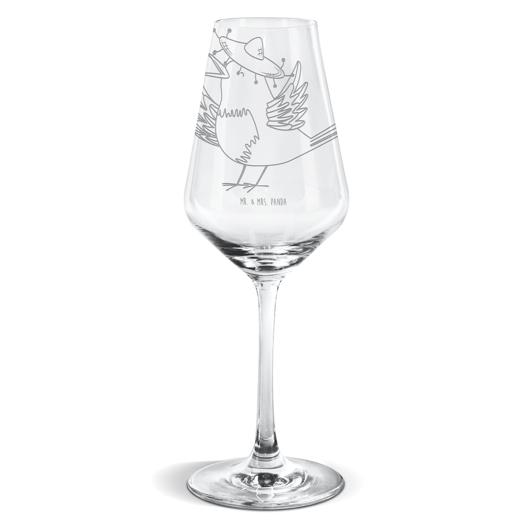 Weißwein Glas Rabe mit Sombrero Weißweinglas, Weinglas, Weißwein Glas, Weinglas mit Gravur, Geschenk für Weinliebhaber, Spülmaschinenfeste Weingläser, Hochwertige Weinaccessoires, Tiermotive, Gute Laune, lustige Sprüche, Tiere, Rabe, Vogel, Vögel, Spruch positiv, fröhlich sein, glücklich sein, Glück Spruch, froh, Elster, Motivation