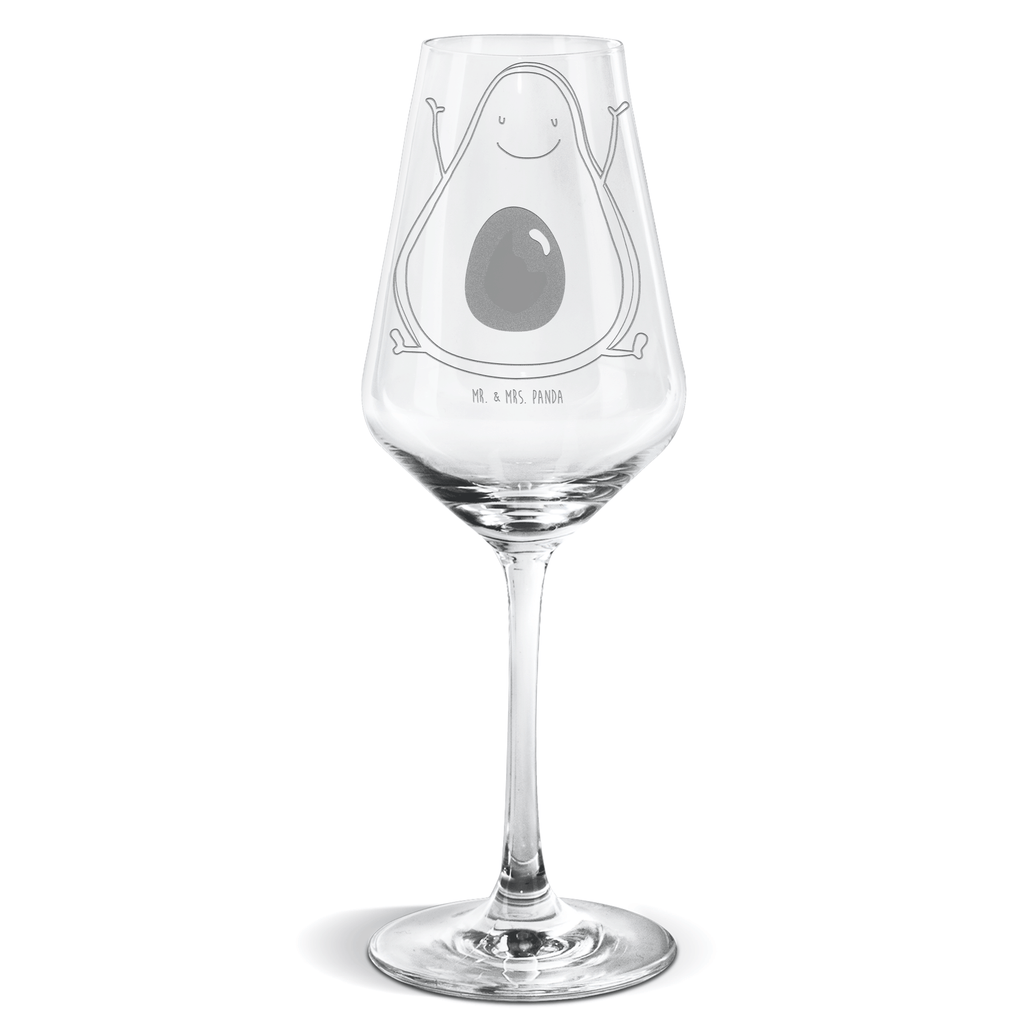 Weißwein Glas Avocado Happy Weißweinglas, Weinglas, Weißwein Glas, Weinglas mit Gravur, Geschenk für Weinliebhaber, Spülmaschinenfeste Weingläser, Hochwertige Weinaccessoires, Avocado, Veggie, Vegan, Gesund, Chaos