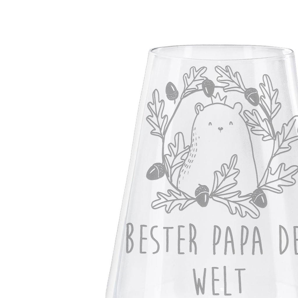 Weißwein Glas Bär König Weißweinglas, Weinglas, Weißwein Glas, Weinglas mit Gravur, Geschenk für Weinliebhaber, Spülmaschinenfeste Weingläser, Hochwertige Weinaccessoires, Bär, Teddy, Teddybär, Papa, Papa Bär, bester Vater, bester Papa, weltbester Papa, Vatertag, Vater, Dad, Daddy, Papi