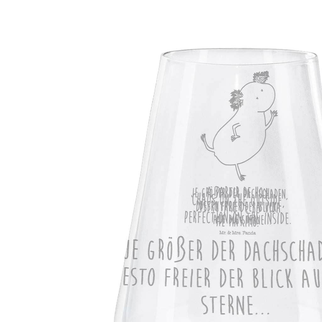 Weißwein Glas Axolotl tanzt Weißweinglas, Weinglas, Weißwein Glas, Weinglas mit Gravur, Geschenk für Weinliebhaber, Spülmaschinenfeste Weingläser, Hochwertige Weinaccessoires, Axolotl, Molch, Axolot, Schwanzlurch, Lurch, Lurche, Dachschaden, Sterne, verrückt, Freundin, beste Freundin