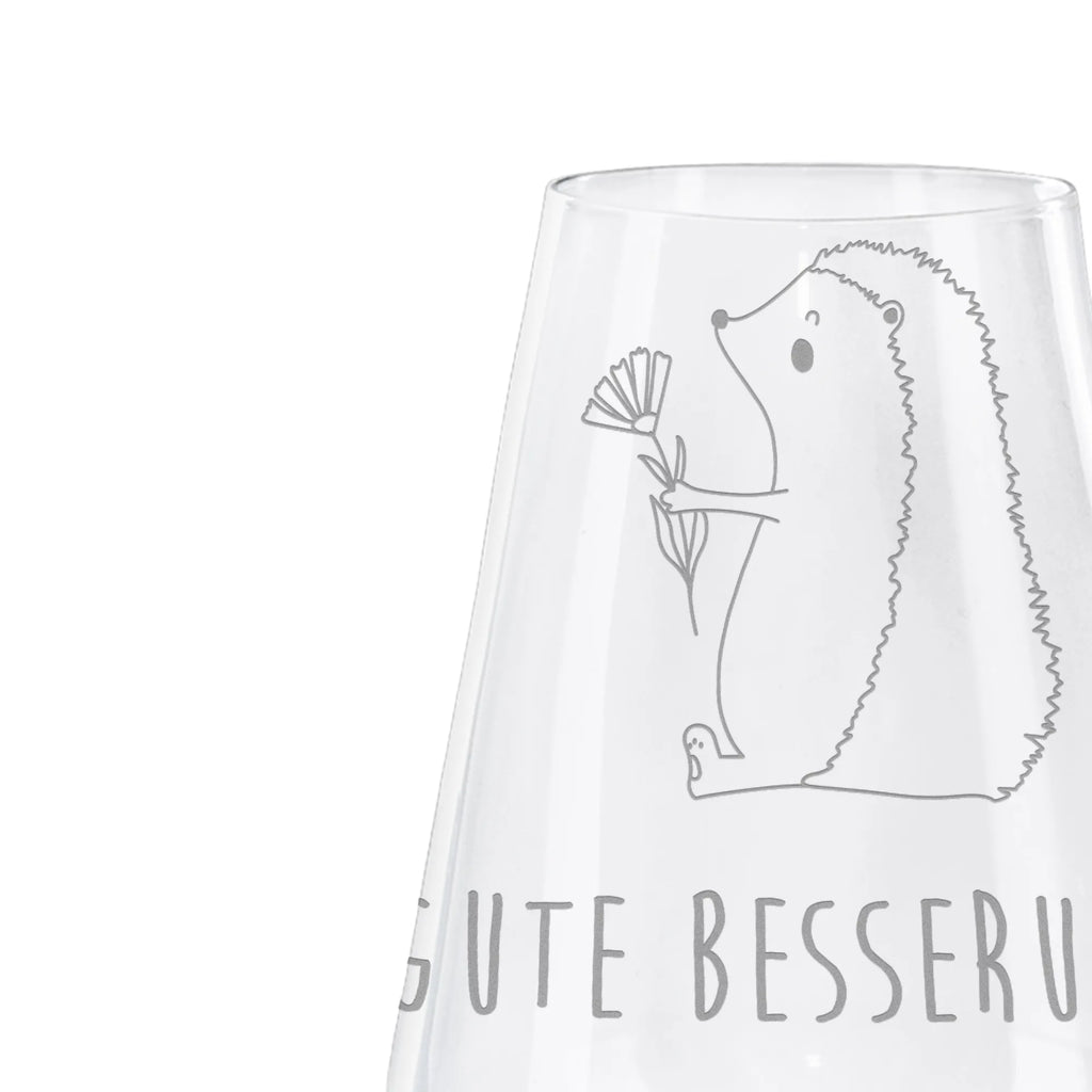 Weißwein Glas Igel mit Blume Weißweinglas, Weinglas, Weißwein Glas, Weinglas mit Gravur, Geschenk für Weinliebhaber, Spülmaschinenfeste Weingläser, Hochwertige Weinaccessoires, Tiermotive, Gute Laune, lustige Sprüche, Tiere, Igel, Gute Besserung, Genesungswünsche, Krankheit, Krankenhaus, krank, Besuch