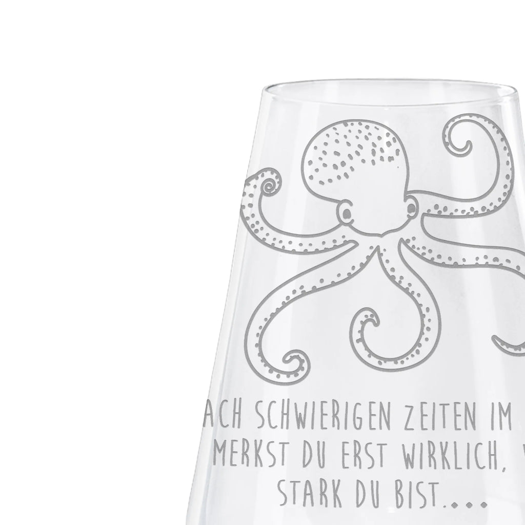 Weißwein Glas Tintenfisch Weißweinglas, Weinglas, Weißwein Glas, Weinglas mit Gravur, Geschenk für Weinliebhaber, Spülmaschinenfeste Weingläser, Hochwertige Weinaccessoires, Tiermotive, Gute Laune, lustige Sprüche, Tiere, Meer, Meerestier, Krake, Tintenfisch, Arme, Wasser, Ozean