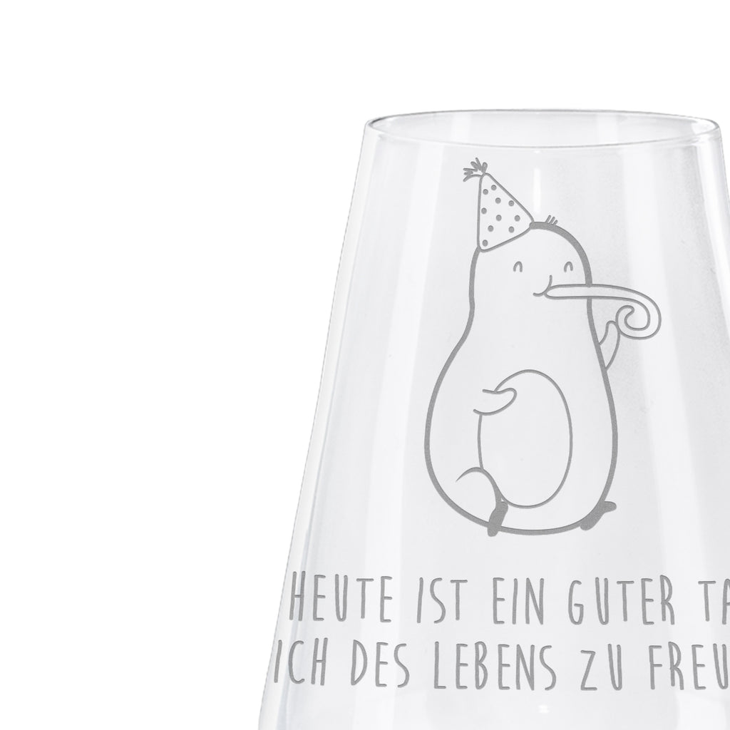 Weißwein Glas Avocado Partyhupe Weißweinglas, Weinglas, Weißwein Glas, Weinglas mit Gravur, Geschenk für Weinliebhaber, Spülmaschinenfeste Weingläser, Hochwertige Weinaccessoires, Avocado, Veggie, Vegan, Gesund, Party, Feierlichkeit, Feier, Fete, Geburtstag, Gute Laune, Tröte