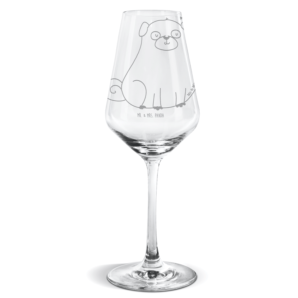 Weißwein Glas Mops Weißweinglas, Weinglas, Weißwein Glas, Weinglas mit Gravur, Geschenk für Weinliebhaber, Spülmaschinenfeste Weingläser, Hochwertige Weinaccessoires, Hund, Hundemotiv, Haustier, Hunderasse, Tierliebhaber, Hundebesitzer, Sprüche, Mops, Liebe, Hundeliebe