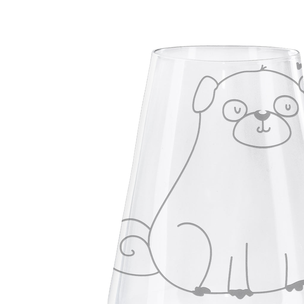 Weißwein Glas Mops Weißweinglas, Weinglas, Weißwein Glas, Weinglas mit Gravur, Geschenk für Weinliebhaber, Spülmaschinenfeste Weingläser, Hochwertige Weinaccessoires, Hund, Hundemotiv, Haustier, Hunderasse, Tierliebhaber, Hundebesitzer, Sprüche, Mops, Liebe, Hundeliebe