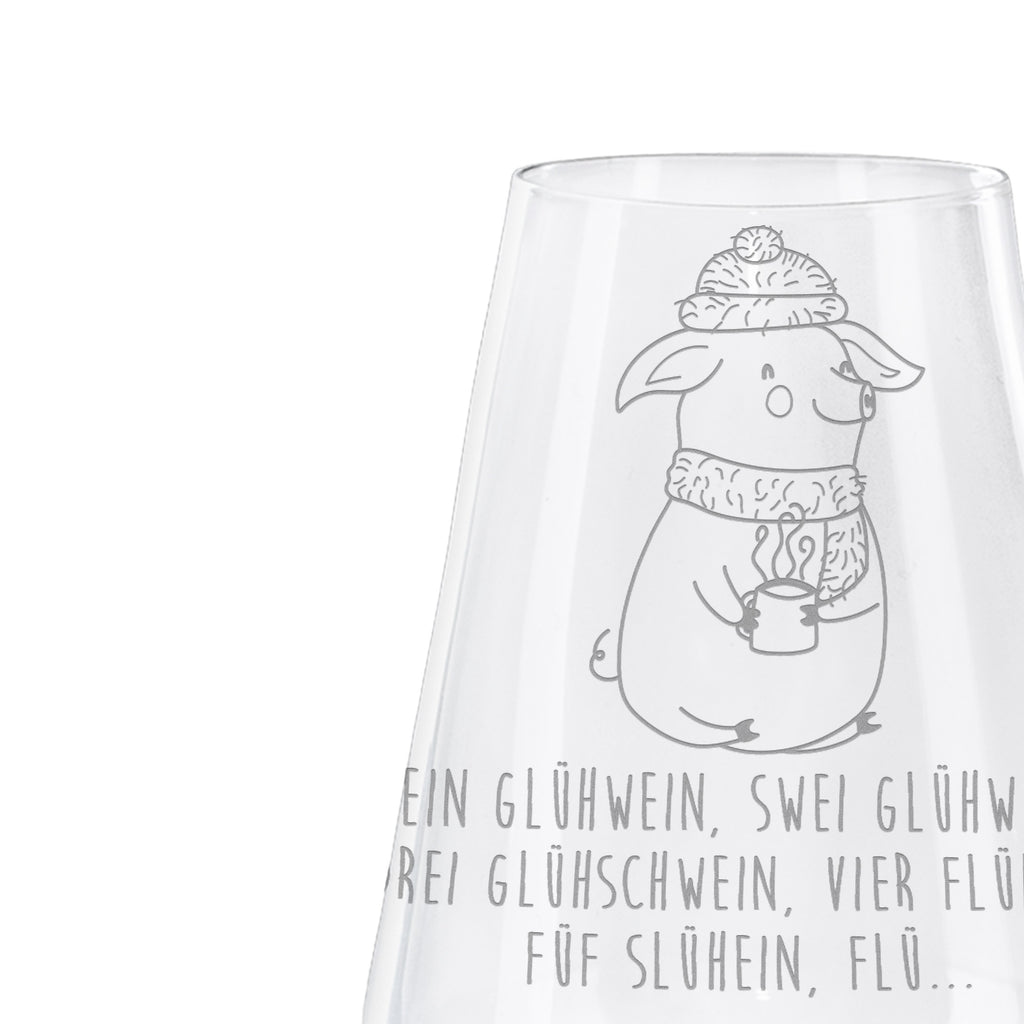 Weißwein Glas Lallelndes Glühschwein Weißweinglas, Weinglas, Weißwein Glas, Weinglas mit Gravur, Geschenk für Weinliebhaber, Spülmaschinenfeste Weingläser, Hochwertige Weinaccessoires, Winter, Weihnachten, Weihnachtsdeko, Nikolaus, Advent, Heiligabend, Wintermotiv, Glühwein, Betrunken, Weihnachtsmarkt, Spruch