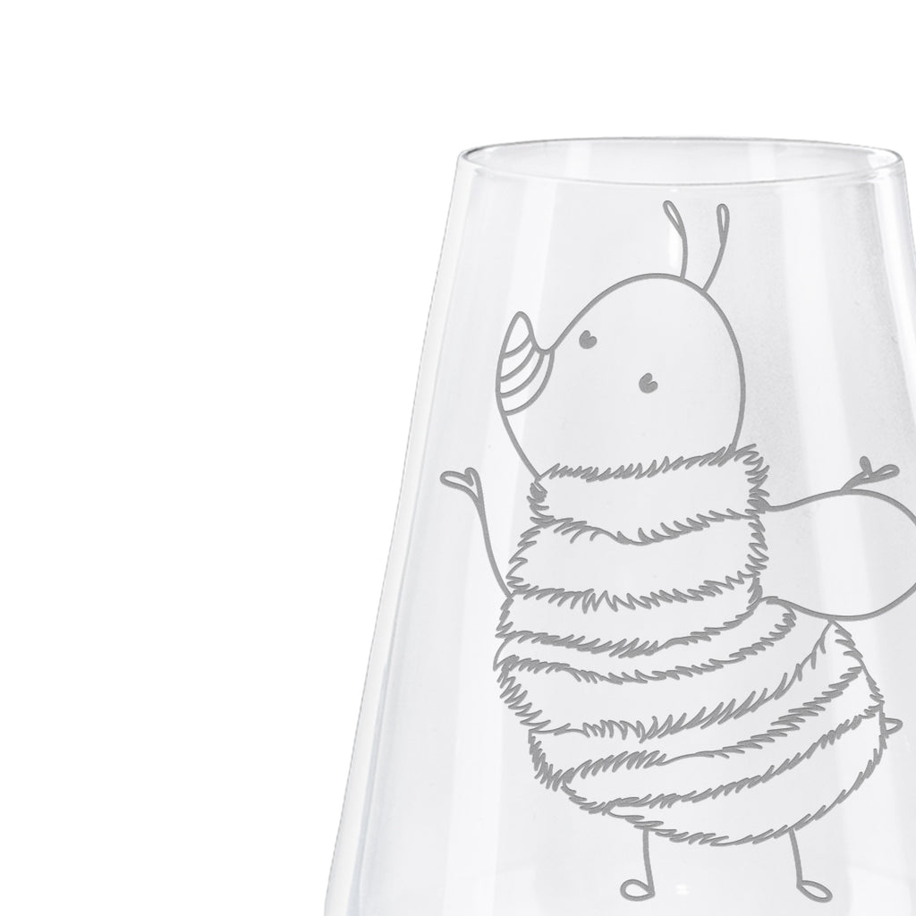 Weißwein Glas Hummel flauschig Weißweinglas, Weinglas, Weißwein Glas, Weinglas mit Gravur, Geschenk für Weinliebhaber, Spülmaschinenfeste Weingläser, Hochwertige Weinaccessoires, Tiermotive, Gute Laune, lustige Sprüche, Tiere, Hummel, Flauschig, Biene, Blume, Natur