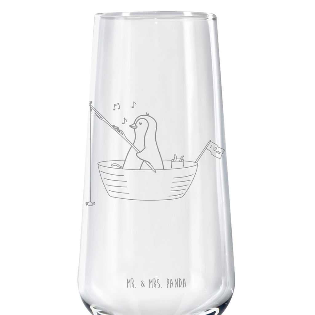 Sektglas Pinguin Angelboot Sektglas, Sektglas mit Gravur, Spülmaschinenfeste Sektgläser, Pinguin, Pinguine, Angeln, Boot, Angelboot, Lebenslust, Leben, genießen, Motivation, Neustart, Neuanfang, Trennung, Scheidung, Geschenkidee Liebeskummer