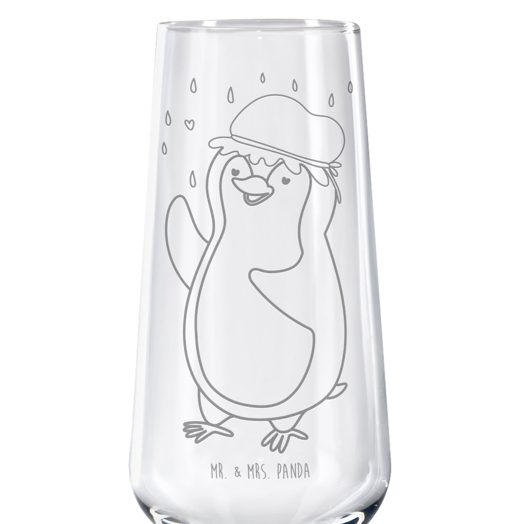 Sektglas Pinguin duscht Sektglas, Sektglas mit Gravur, Spülmaschinenfeste Sektgläser, Pinguin, Pinguine, Dusche, duschen, Lebensmotto, Motivation, Neustart, Neuanfang, glücklich sein