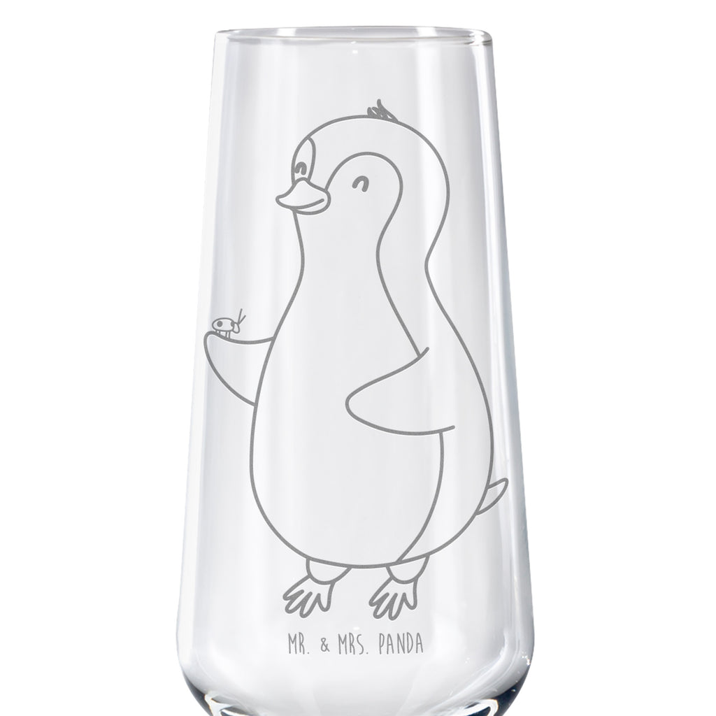 Sektglas Pinguin Marienkäfer Sektglas, Sektglas mit Gravur, Spülmaschinenfeste Sektgläser, Pinguin, Pinguine, Marienkäfer, Liebe, Wunder, Glück, Freude, Lebensfreude