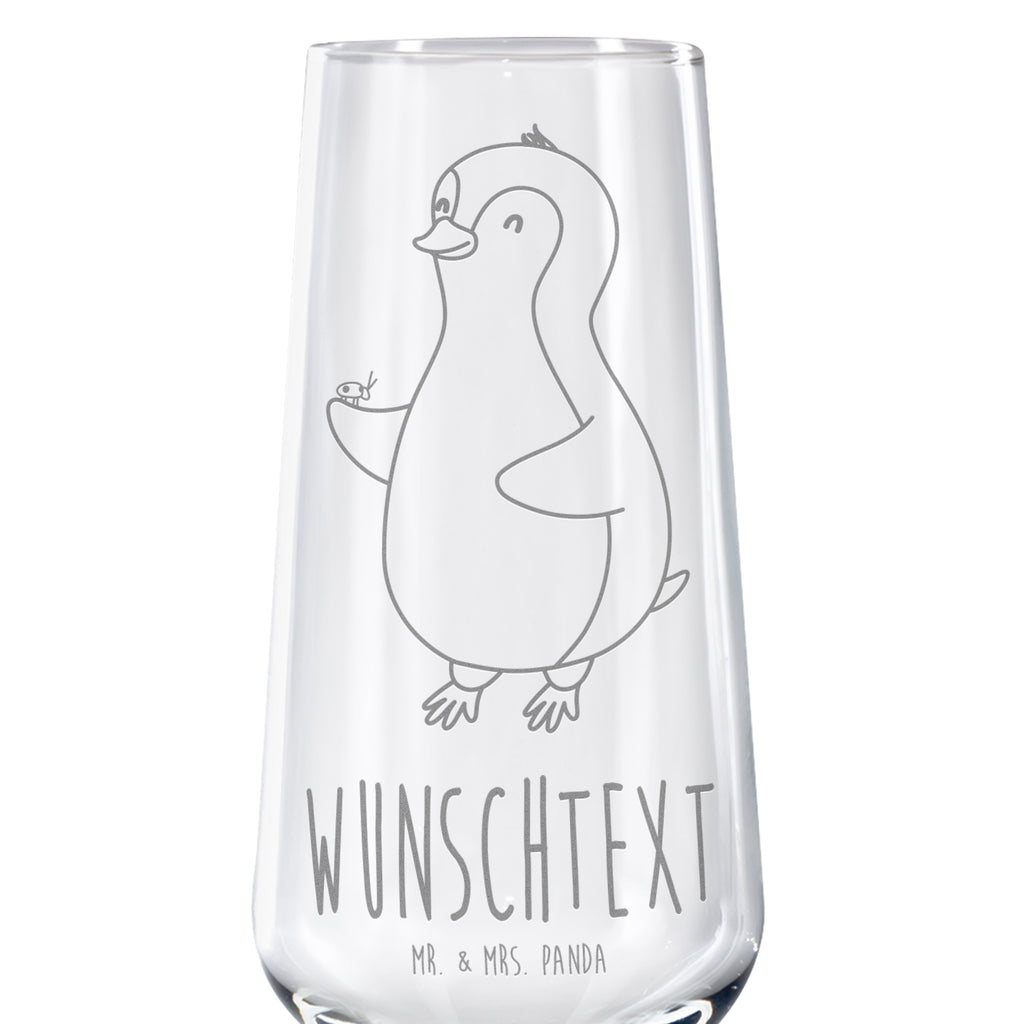 Personalisiertes Sektglas Pinguin Marienkäfer Sektglas, Sektglas mit Gravur, Spülmaschinenfeste Sektgläser, Pinguin, Pinguine, Marienkäfer, Liebe, Wunder, Glück, Freude, Lebensfreude