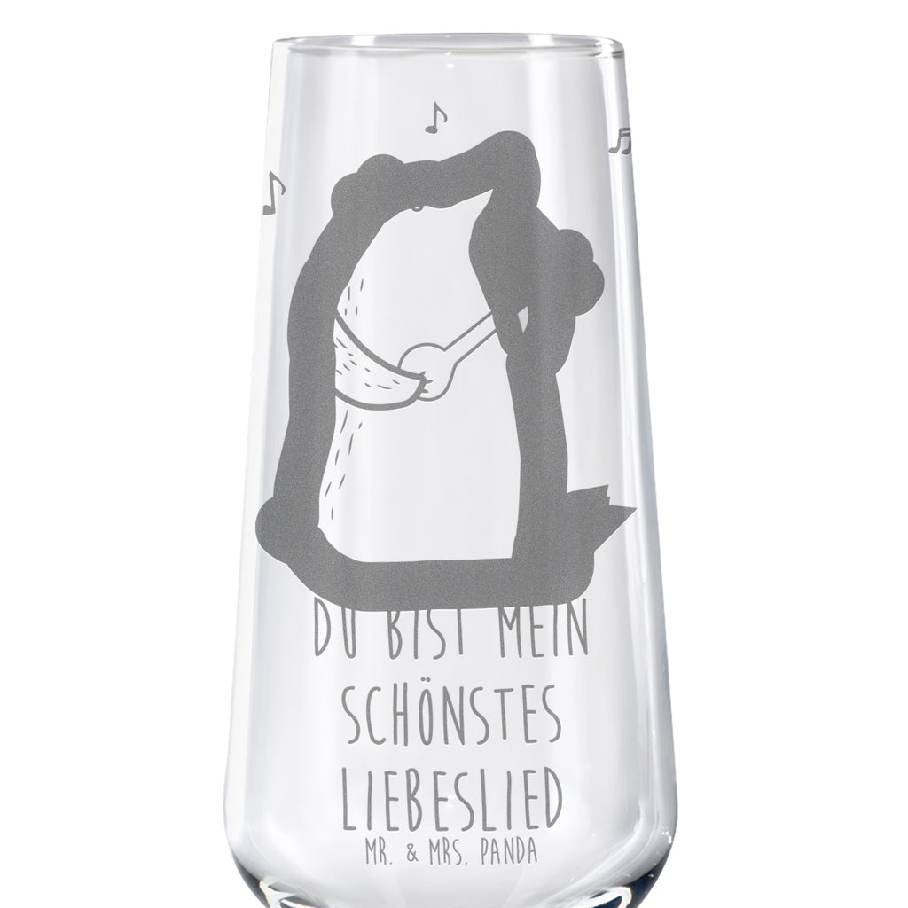 Sektglas Bär Lied Sektglas, Sektglas mit Gravur, Spülmaschinenfeste Sektgläser, Bär, Teddy, Teddybär, Bärchen, Bear, Liebeslied, Lied, Song, Valentinstag, Valentine, Geschenk, Partner, Liebe, Freundin, Frau, Herz, Spruch