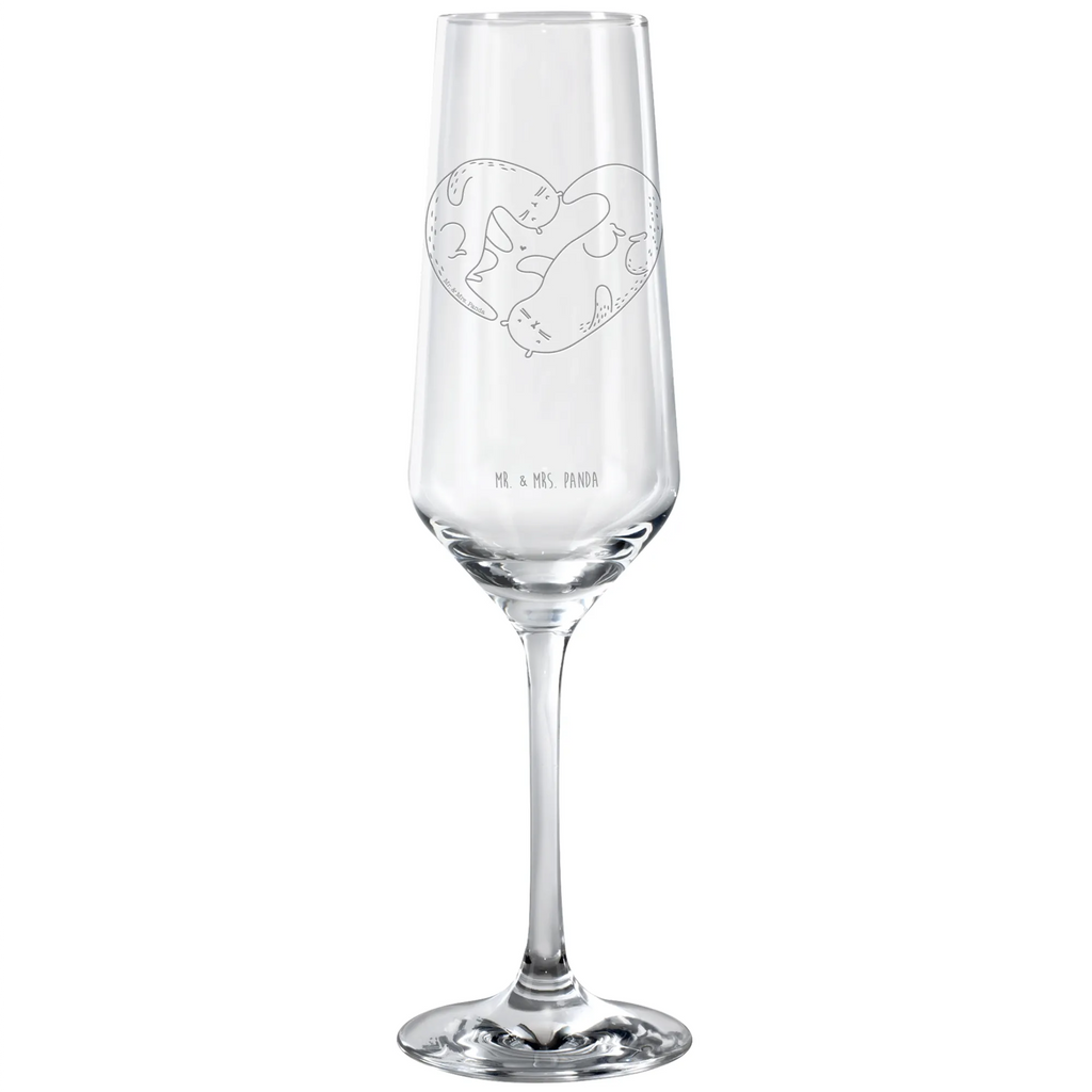 Sektglas Otter Herz Sektglas, Sektglas mit Gravur, Spülmaschinenfeste Sektgläser, Otter, Fischotter, Seeotter, Liebe, Herz, Liebesbeweis, Liebesgeschenk, Bessere Hälfte, Love you, Jahrestag, Hochzeitstag, Verlobung, gemeinsames Leben