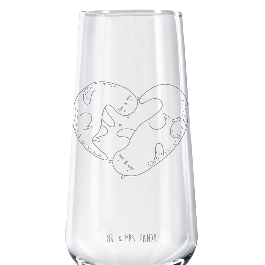 Sektglas Otter Herz Sektglas, Sektglas mit Gravur, Spülmaschinenfeste Sektgläser, Otter, Fischotter, Seeotter, Liebe, Herz, Liebesbeweis, Liebesgeschenk, Bessere Hälfte, Love you, Jahrestag, Hochzeitstag, Verlobung, gemeinsames Leben