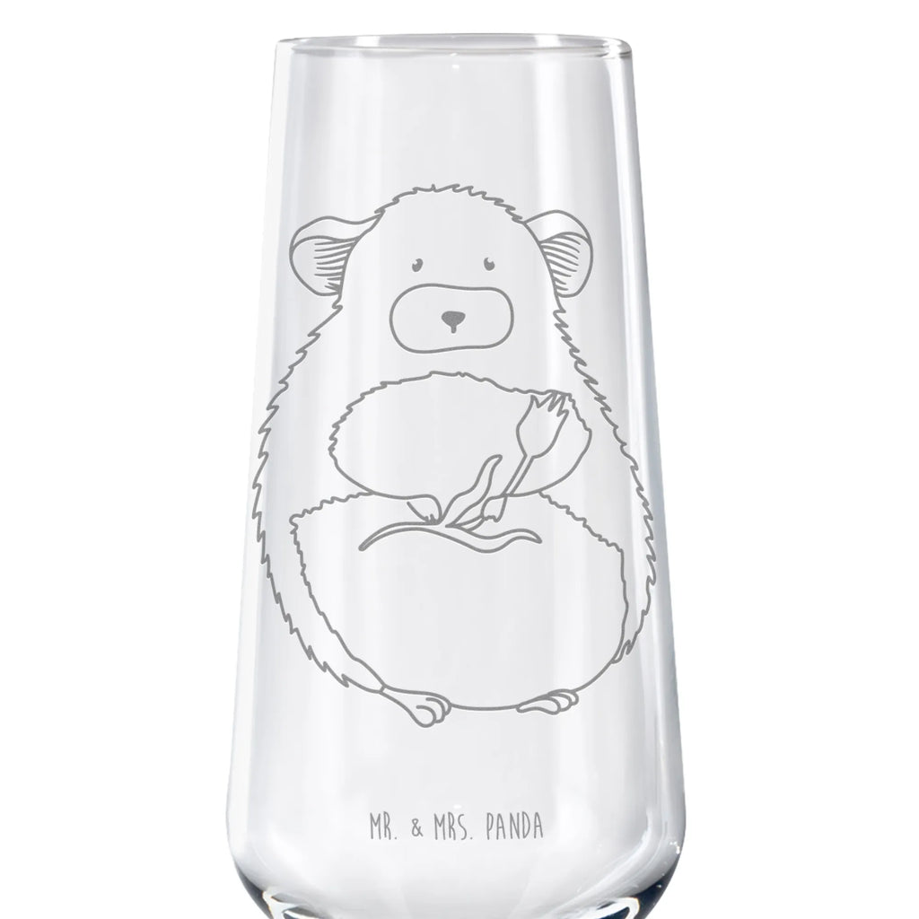 Sektglas Chinchilla mit Blume Sektglas, Sektglas mit Gravur, Spülmaschinenfeste Sektgläser, Tiermotive, Gute Laune, lustige Sprüche, Tiere, Chinchilla, Chinchillas, Liebeskummer, Kummer, Depressionen, traurig sein, Chaos, Glücklichsein, Büro, Büroalltag