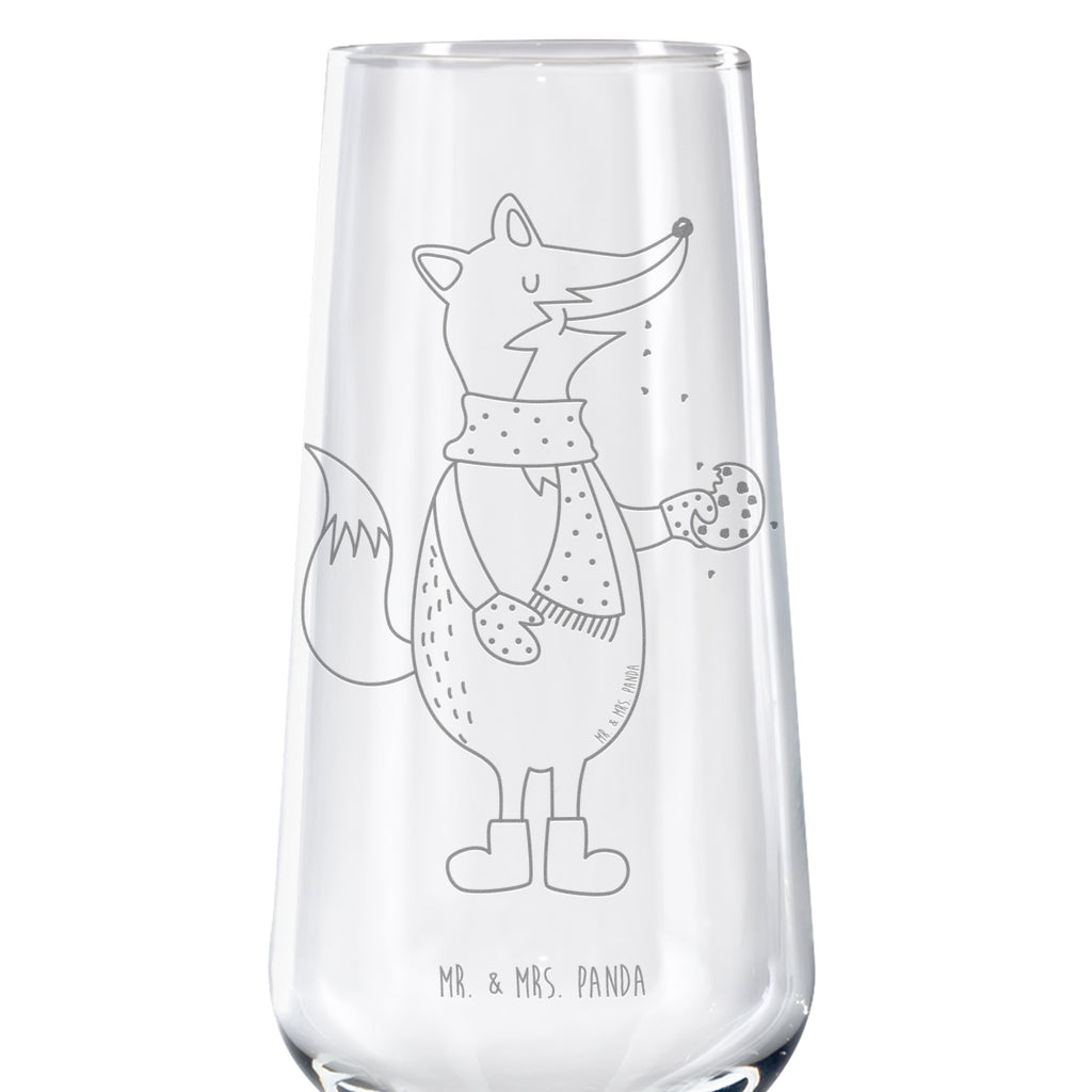 Sektglas Fuchs Keks Sektglas, Sektglas mit Gravur, Spülmaschinenfeste Sektgläser, Fuchs, Füchse, Backen Spruch, Kekse, Winter, Weihnachtszeit, Plätzchen, Liebe, Küche Deko