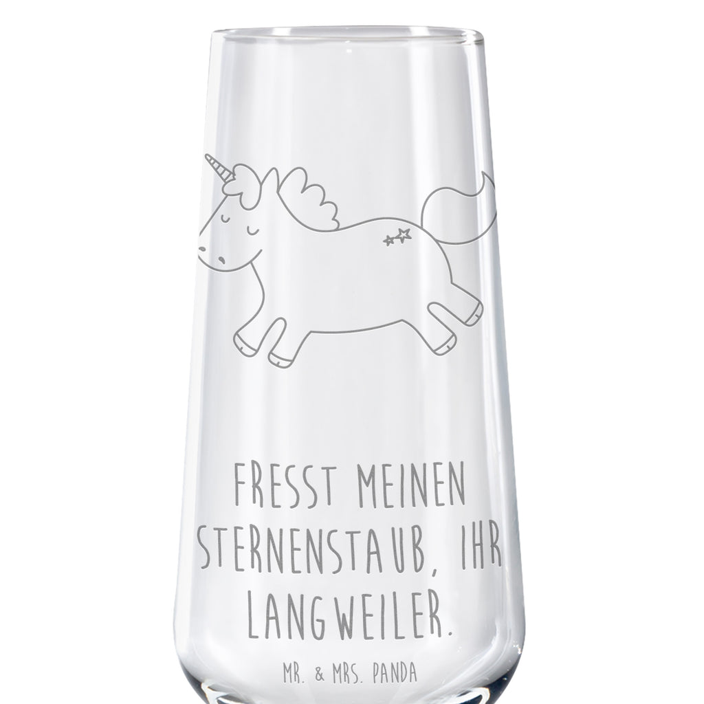 Sektglas Einhorn Happy Sektglas, Sektglas mit Gravur, Spülmaschinenfeste Sektgläser, Einhorn, Einhörner, Einhorn Deko, Pegasus, Unicorn, glücklich, fröhlich, Spaß, Freude, Lebensfreude, witzig, spannend, Lächeln, Lachen