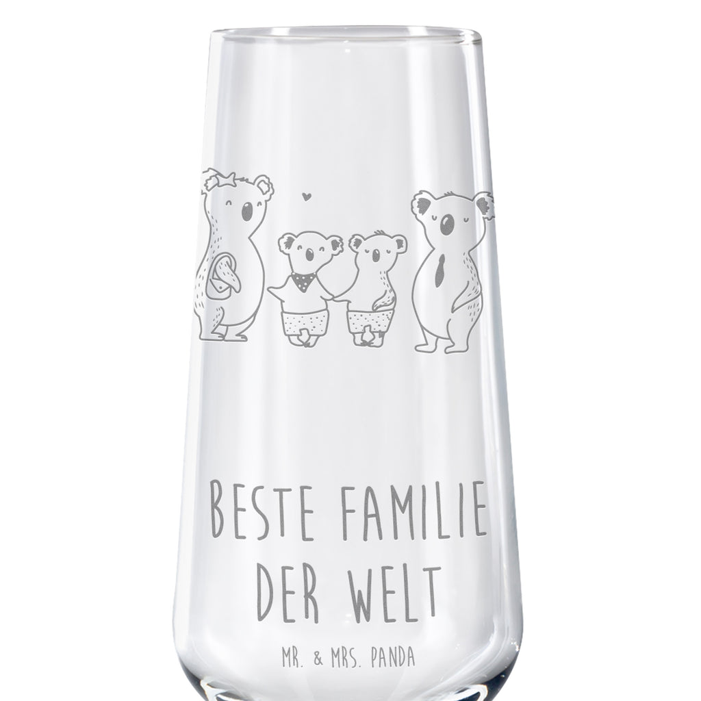 Sektglas Koala Familie zwei Sektglas, Sektglas mit Gravur, Spülmaschinenfeste Sektgläser, Familie, Vatertag, Muttertag, Bruder, Schwester, Mama, Papa, Oma, Opa, Koala, Koalabär, beste Familie, Familienzeit, Familienleben, Koalafamilie, Lieblingsfamilie