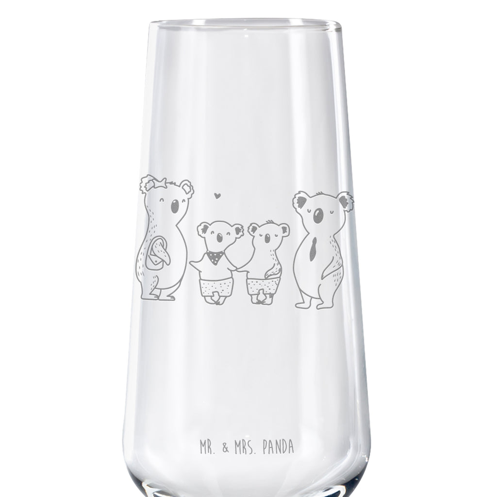 Sektglas Koala Familie zwei Sektglas, Sektglas mit Gravur, Spülmaschinenfeste Sektgläser, Familie, Vatertag, Muttertag, Bruder, Schwester, Mama, Papa, Oma, Opa, Koala, Koalabär, beste Familie, Familienzeit, Familienleben, Koalafamilie, Lieblingsfamilie