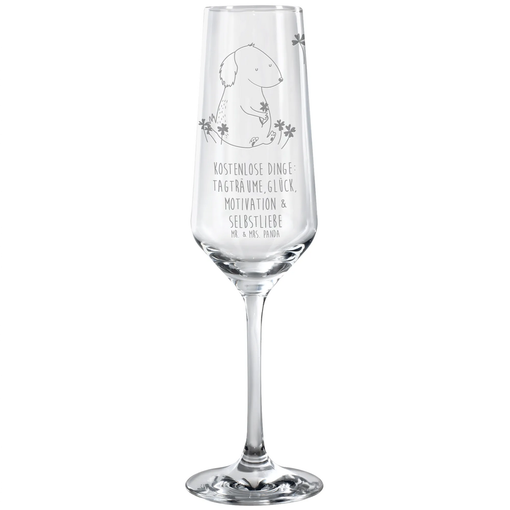 Sektglas Hund Kleeblatt Sektglas, Sektglas mit Gravur, Spülmaschinenfeste Sektgläser, Hund, Hundemotiv, Haustier, Hunderasse, Tierliebhaber, Hundebesitzer, Sprüche, Kleeblatt, Glück, Tagträume, Motivation, Neuanfang, Geschenk, Glücksbringer, Selbstliebe, Achtsamkeit