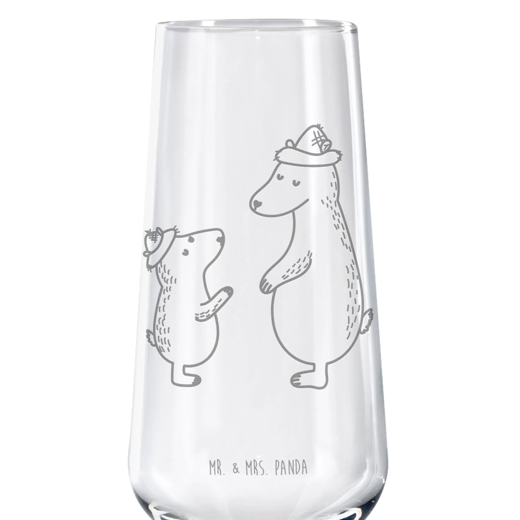 Sektglas Bären mit Hut Sektglas, Sektglas mit Gravur, Spülmaschinenfeste Sektgläser, Familie, Vatertag, Muttertag, Bruder, Schwester, Mama, Papa, Oma, Opa, Bär, Bären, Vater, Papi, Paps, Dad, Daddy, Lieblingsmensch, Sohn, Söhne, Kind, Kinder, Vater-Sohn, Family, Vorbild