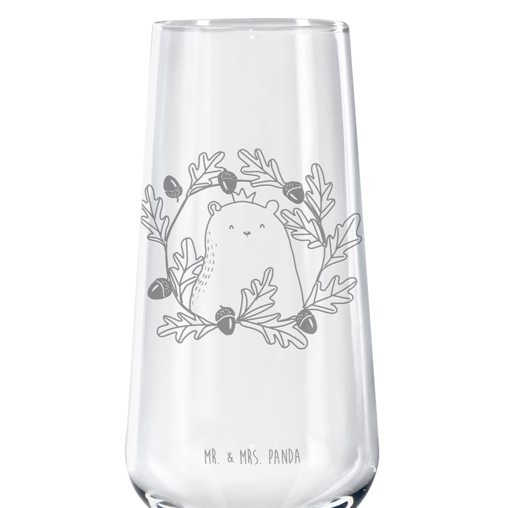 Sektglas Bär König Sektglas, Sektglas mit Gravur, Spülmaschinenfeste Sektgläser, Bär, Teddy, Teddybär, Papa, Papa Bär, bester Vater, bester Papa, weltbester Papa, Vatertag, Vater, Dad, Daddy, Papi