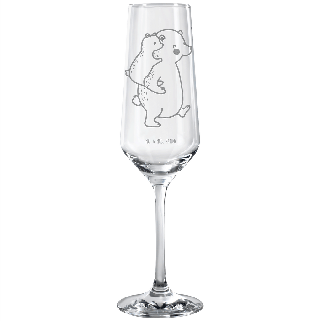 Sektglas Papa Bär Sektglas, Sektglas mit Gravur, Spülmaschinenfeste Sektgläser, Familie, Vatertag, Muttertag, Bruder, Schwester, Mama, Papa, Oma, Opa, Geschenk, Vater, Papi, Vati, Onkel, Geburtstag