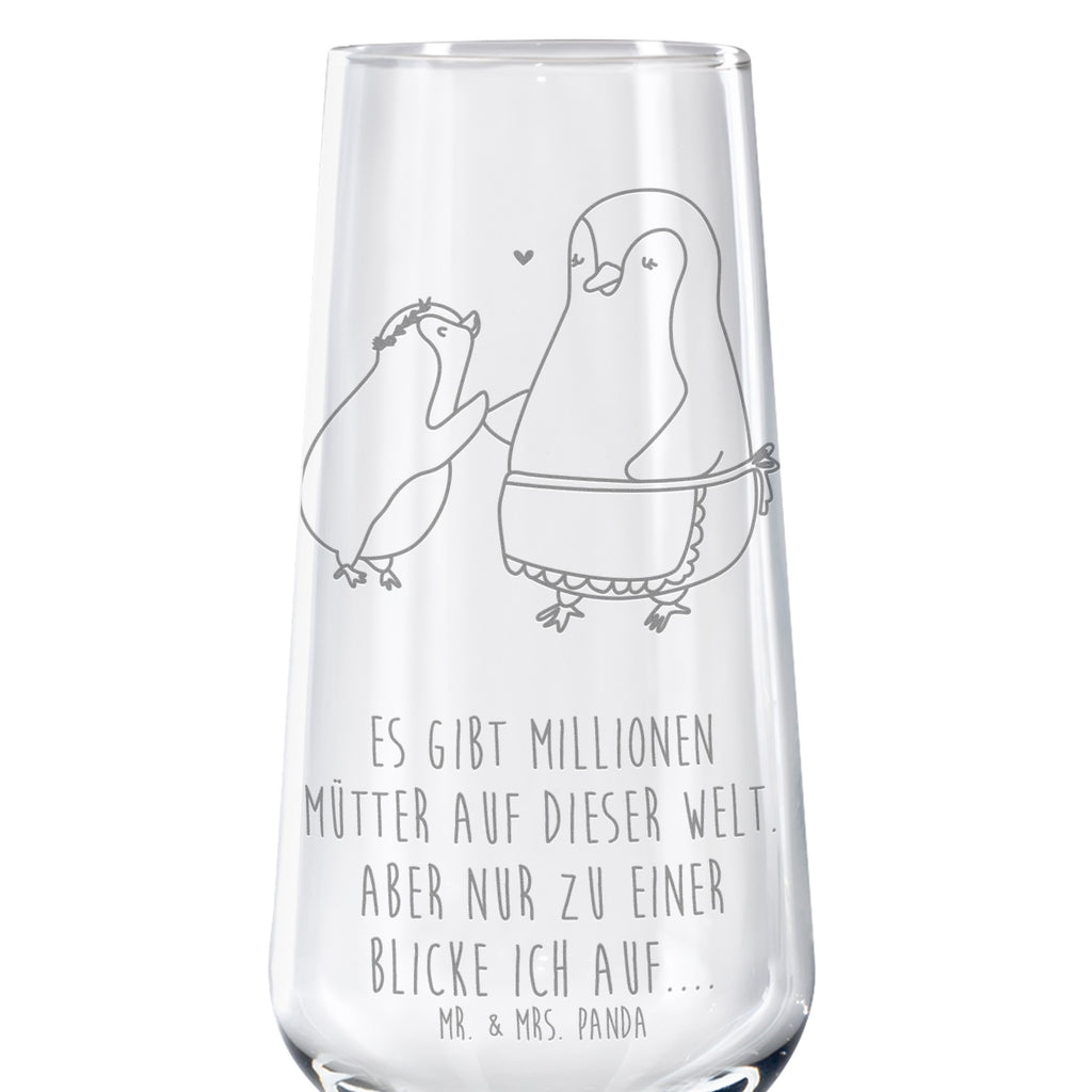 Sektglas Pinguin mit Kind Sektglas, Sektglas mit Gravur, Spülmaschinenfeste Sektgläser, Familie, Vatertag, Muttertag, Bruder, Schwester, Mama, Papa, Oma, Opa, Geschenk, Mami, Mutti, Mutter, Geburststag