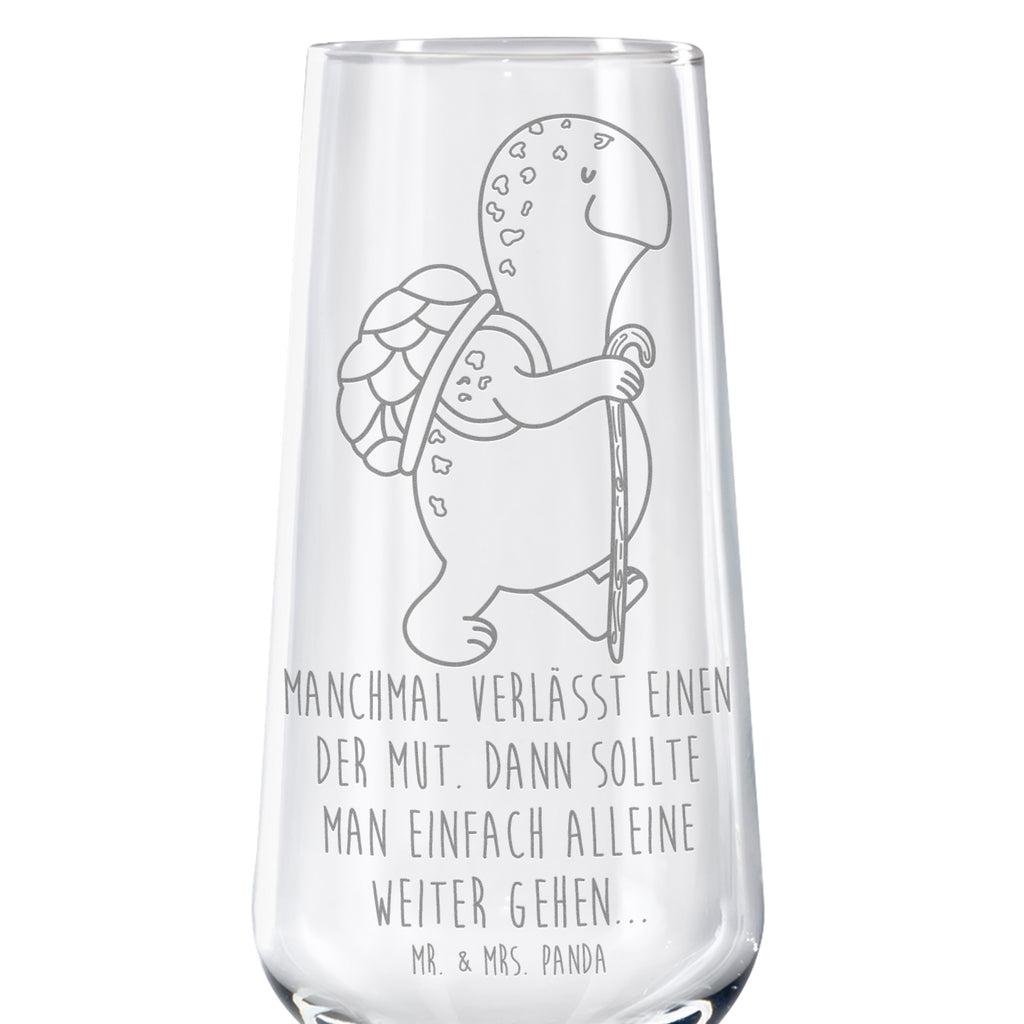 Sektglas Schildkröte Wanderer Sektglas, Sektglas mit Gravur, Spülmaschinenfeste Sektgläser, Schildkröte, Schildkröten, Motivation, Motivationsspruch, Motivationssprüche, Neuanfang