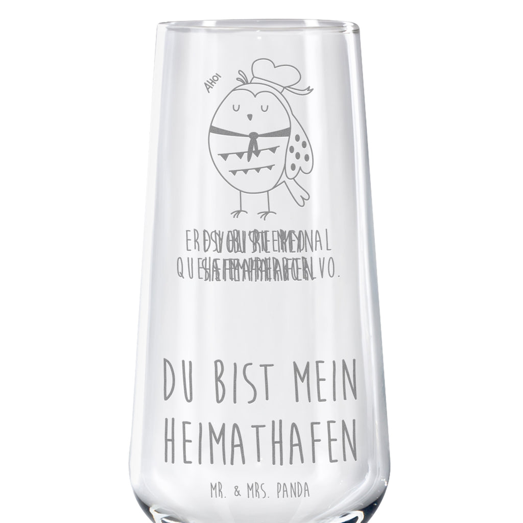 Sektglas Eule Matrosen Sektglas, Sektglas mit Gravur, Spülmaschinenfeste Sektgläser, Eule, Eule Spruch, Eule Deko, Owl, Wortspiel lustig, Matrose, Freundin, Ehe, Seefahrer, Heimathafen, Hochzeitstag Geschenk