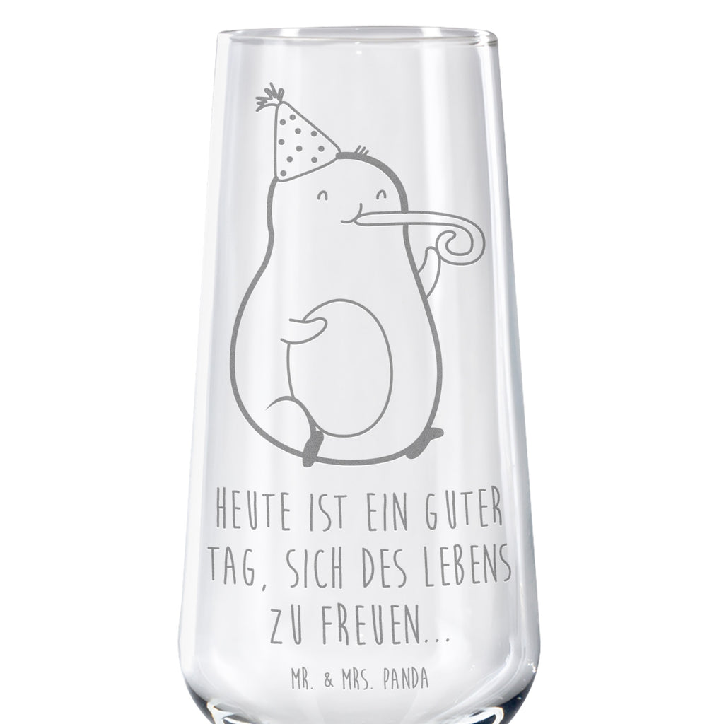 Sektglas Avocado Partyhupe Sektglas, Sektglas mit Gravur, Spülmaschinenfeste Sektgläser, Avocado, Veggie, Vegan, Gesund, Party, Feierlichkeit, Feier, Fete, Geburtstag, Gute Laune, Tröte