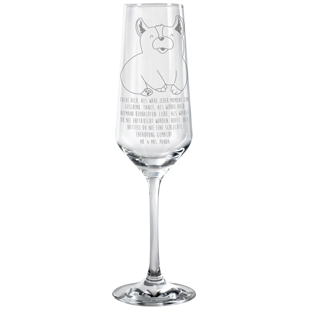 Sektglas Corgie Sektglas, Sektglas mit Gravur, Spülmaschinenfeste Sektgläser, Hund, Hundemotiv, Haustier, Hunderasse, Tierliebhaber, Hundebesitzer, Sprüche, Corgie, Welsh Corgie Pembroke, britisch, Motivation, Spruch, Hundespruch, Lebensfreude