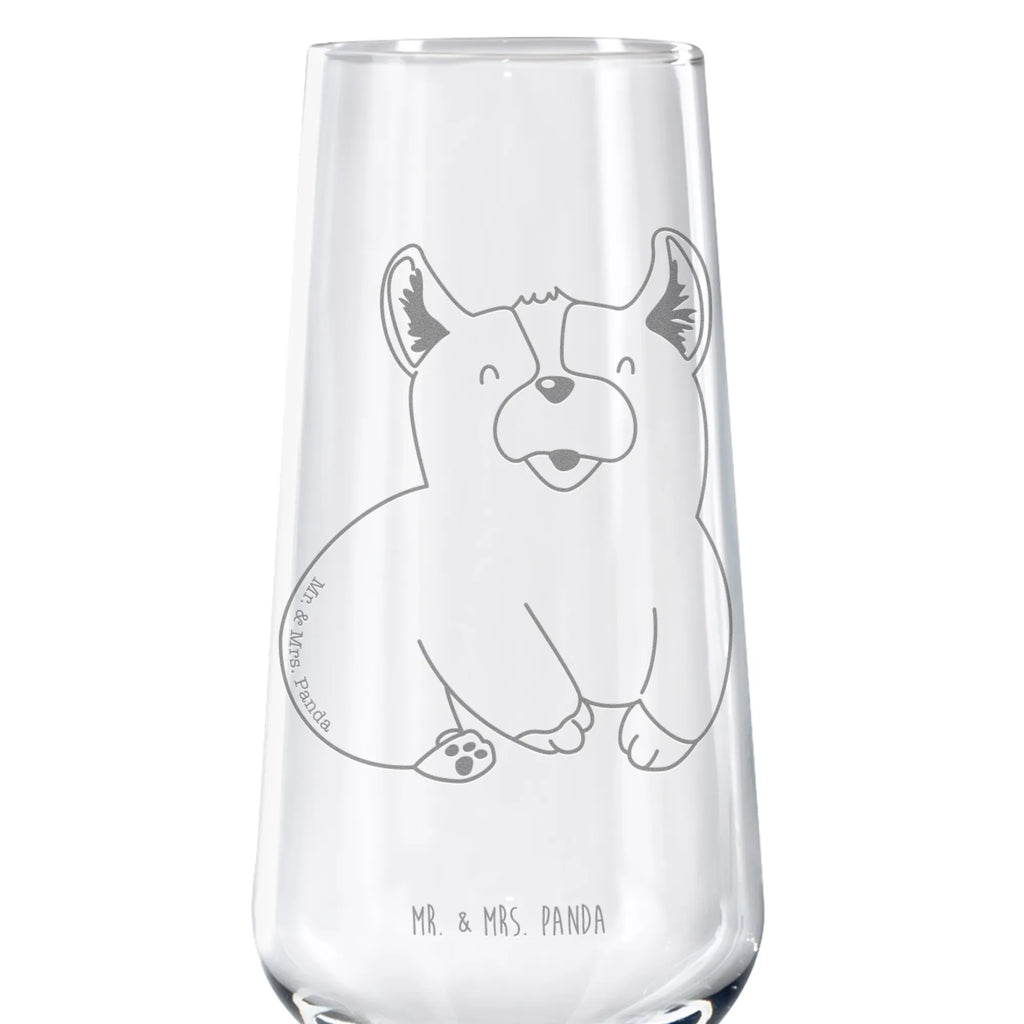 Sektglas Corgie Sektglas, Sektglas mit Gravur, Spülmaschinenfeste Sektgläser, Hund, Hundemotiv, Haustier, Hunderasse, Tierliebhaber, Hundebesitzer, Sprüche, Corgie, Welsh Corgie Pembroke, britisch, Motivation, Spruch, Hundespruch, Lebensfreude