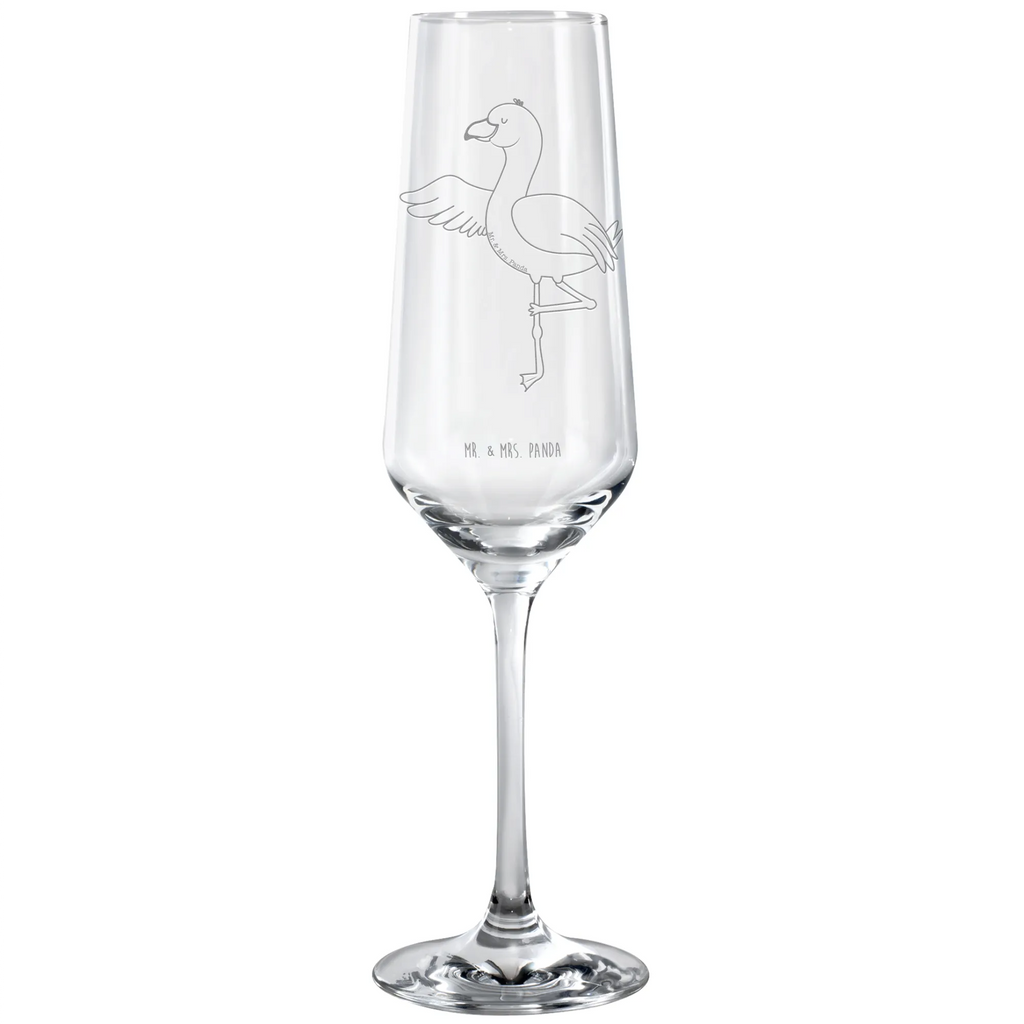 Sektglas Flamingo Yoga Sektglas, Sektglas mit Gravur, Spülmaschinenfeste Sektgläser, Flamingo, Vogel, Yoga, Namaste, Achtsamkeit, Yoga-Übung, Entspannung, Ärger, Aufregen, Tiefenentspannung